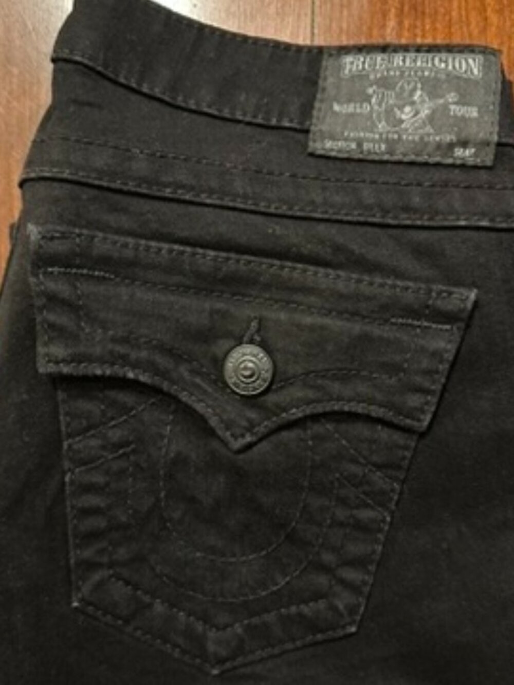 Black True Religion Billy Jeans